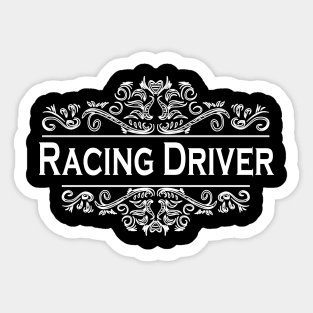 Racing Driver Sticker